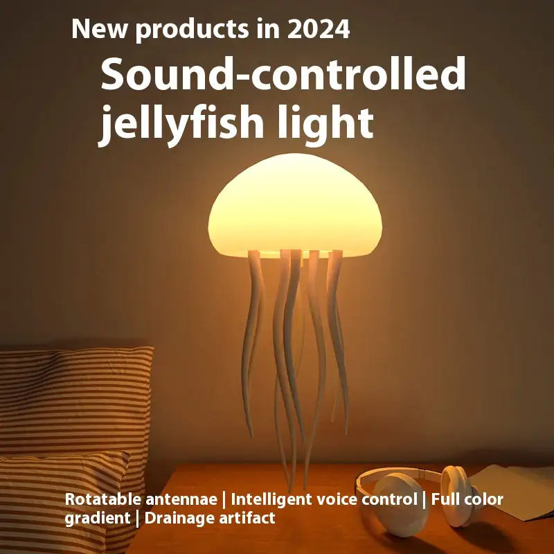 Lámpara de Medusas LED - Luz Nocturna Decorativa