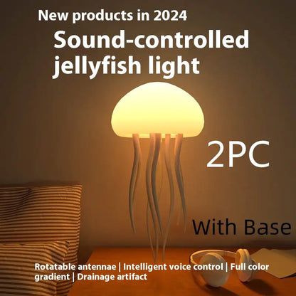 Lámpara de Medusas LED - Luz Nocturna Decorativa